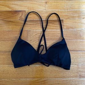 Black Triangle Bikini Top